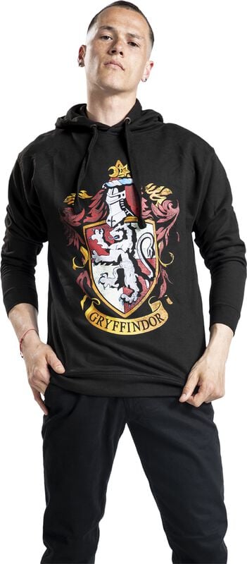 Gothicana By Emp "Gryffindor" Hoodie Black By Harry Potter