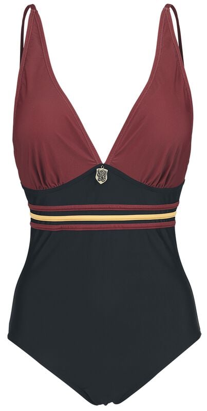 gothicana by emp "Gryffindor" Swimsuit black-bordeaux by Harry Potter