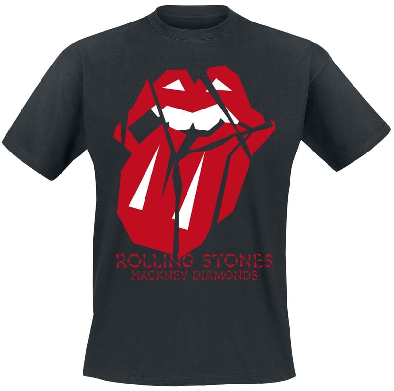 gothicana by emp "Hackney Diamonds Lick Over" T-Shirt black by The Rolling Stones