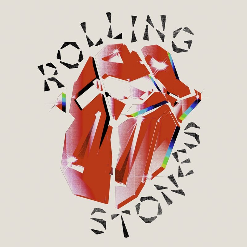 Gothicana By Emp "Hackney Diamonds Prism Tongue" T-Shirt White By The Rolling Stones