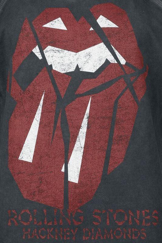 Gothicana By Emp "Hackney Diamonds" Sweatshirt Charcoal By The Rolling Stones