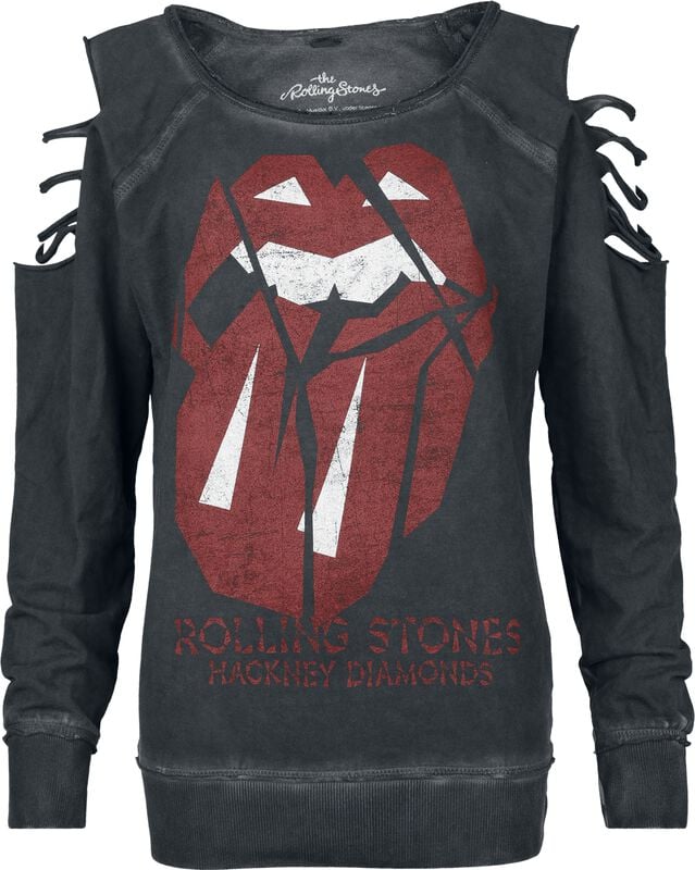 gothicana by emp "Hackney diamonds" Sweatshirt charcoal by The Rolling Stones
