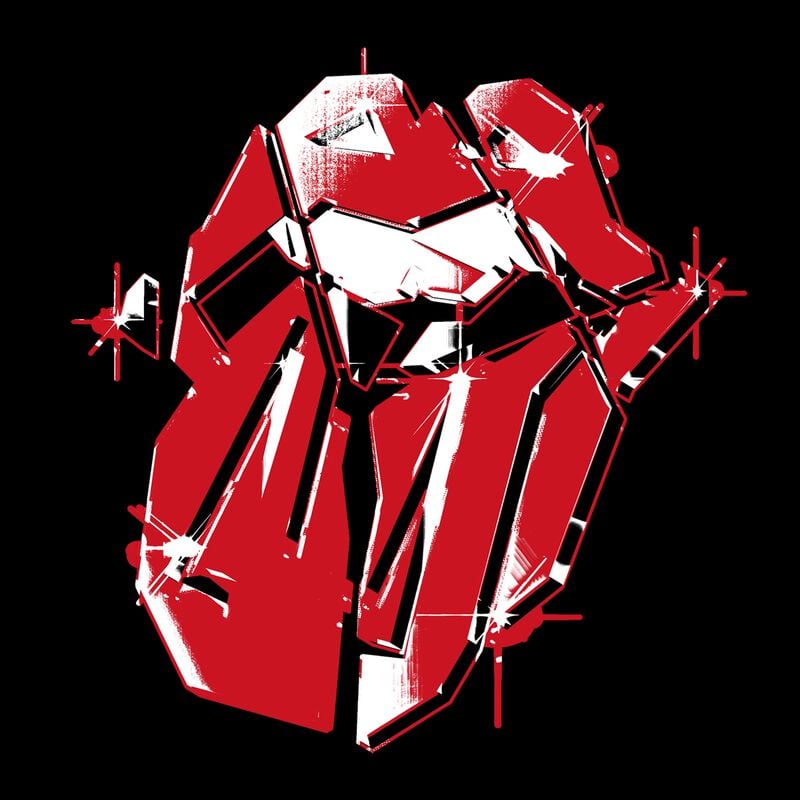Gothicana By Emp "Hackney Diamonds Tongue" T-Shirt Black By The Rolling Stones