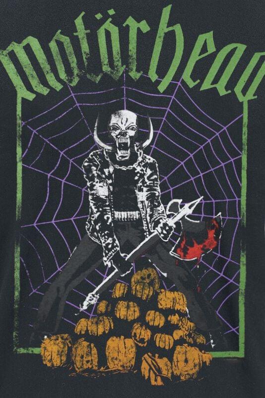 Gothicana By Emp "Halloween Pumkin Axe" T-Shirt Black By Motörhead