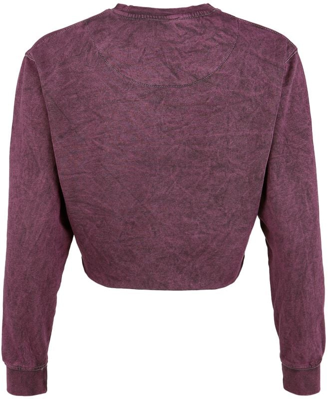 Gothicana By Emp "Happy Together" Sweatshirt Lilac By Mickey Mouse