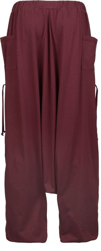 Gothicana By Emp "Harem Trousers" Cloth Trousers Wine Red By RED By EMP