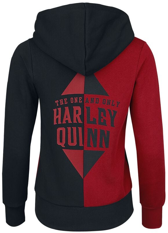 Gothicana By Emp "Harley Quinn" Hoodie Red-black By Batman