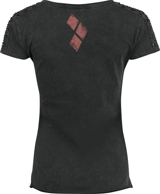 Gothicana By Emp "Harley Quinn & Joker" T-Shirt Black By Batman