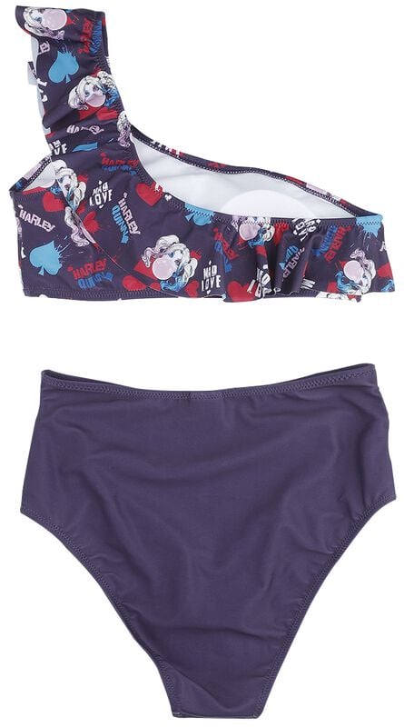 Gothicana By Emp "Harley Quinn - Mad Love" Bikini Set Blue By Suicide Squad