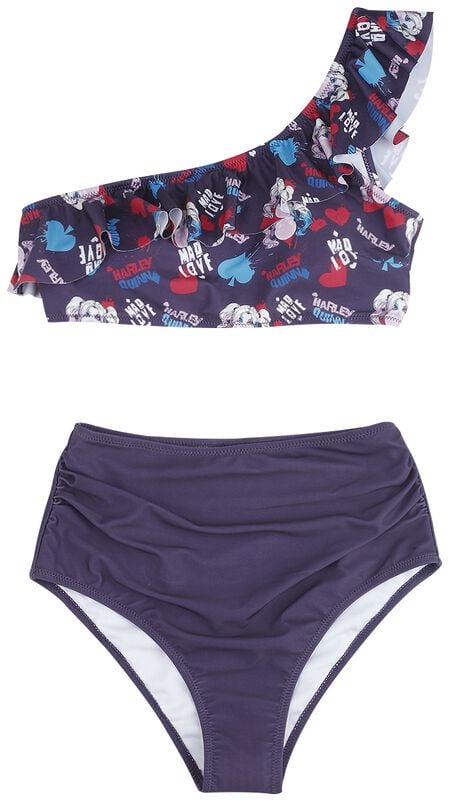 gothicana by emp "Harley Quinn - Mad Love" Bikini Set blue by Suicide Squad