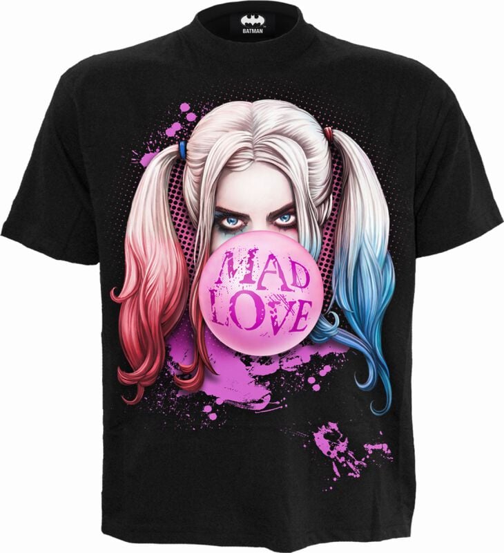 gothicana by emp "Harley Quinn - Mad Love" T-Shirt black by Batman
