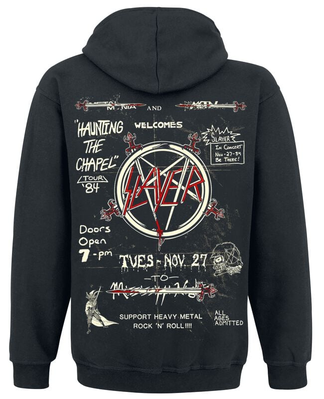 Gothicana By Emp "Haunting" Hoodie Jacket Black By Slayer