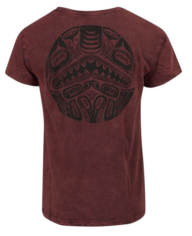 Gothicana By Emp "Hawaiian Mask" T-Shirt Red By Outer Vision