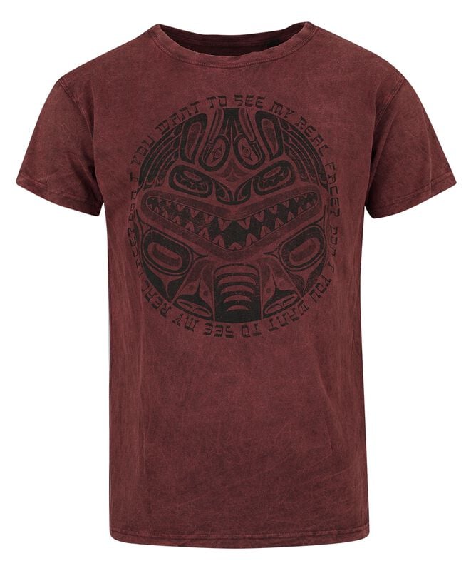 gothicana by emp "Hawaiian Mask" T-Shirt red by Outer Vision