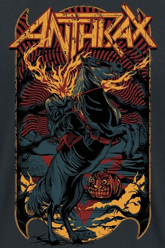 Gothicana By Emp "Headless Horseman" T-Shirt Black By Anthrax