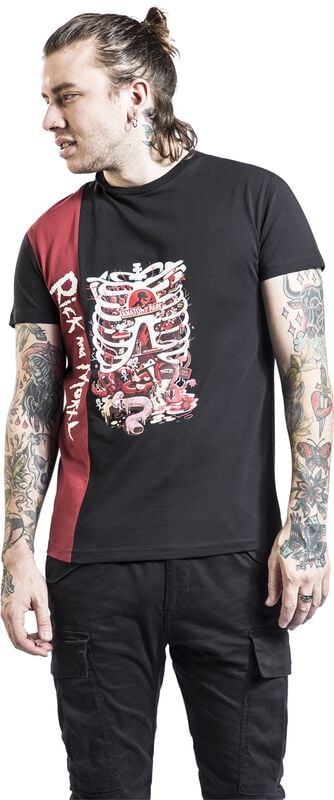 Gothicana By Emp "Heads" T-Shirt Multicolour By Rick And Morty