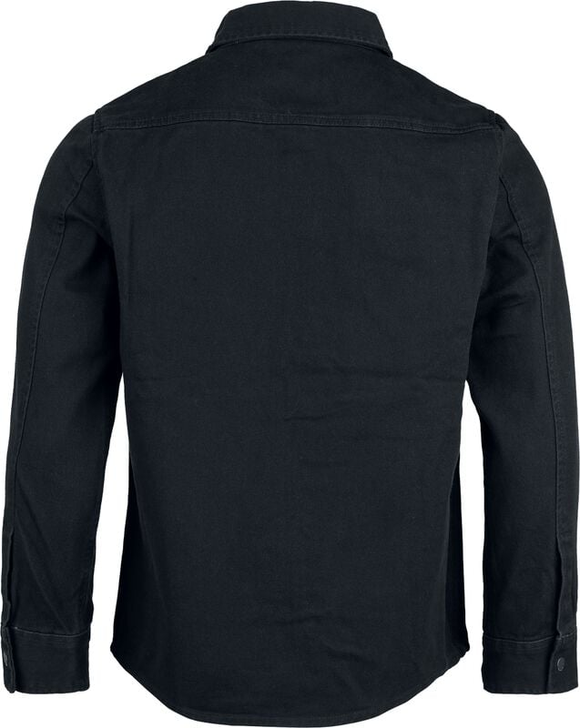 Gothicana By Emp "Heavy Twill Shirt" Longsleeve Black By Brandit