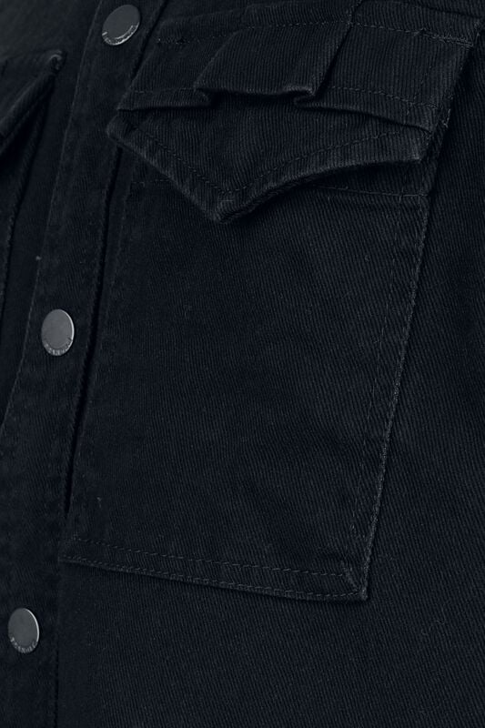 Gothicana By Emp "Heavy Twill Shirt" Longsleeve Black By Brandit