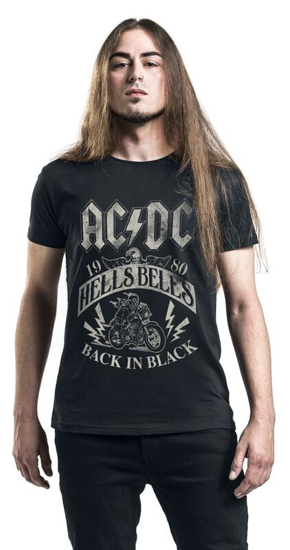 Gothicana By Emp "Hells Bells 1980" T-Shirt Black By AC/DC