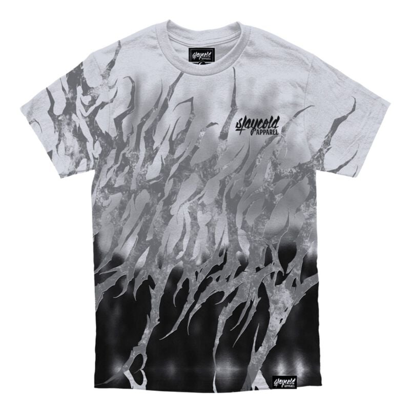 Gothicana By Emp "Hellwire (grey) - Regular T-Shirt (200GSM)" T-Shirt Grey-black By Stay Cold Apparel