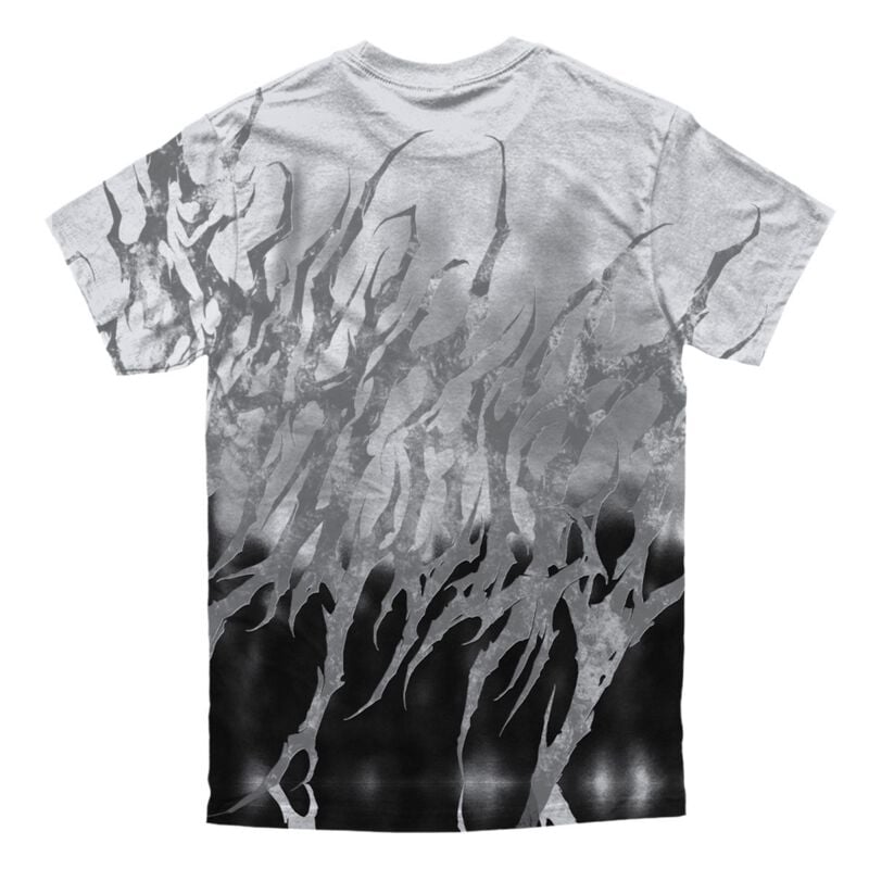 Gothicana By Emp "Hellwire (grey) - Regular T-Shirt (200GSM)" T-Shirt Grey-black By Stay Cold Apparel