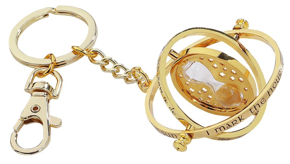 Gothicana By Emp "Hermione's Time Turner" Keyring Pendant Gold-coloured By Harry Potter
