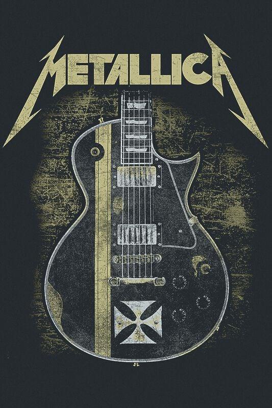 Gothicana By Emp "Hetfield Iron Cross Guitar" Tanktop Black By Metallica