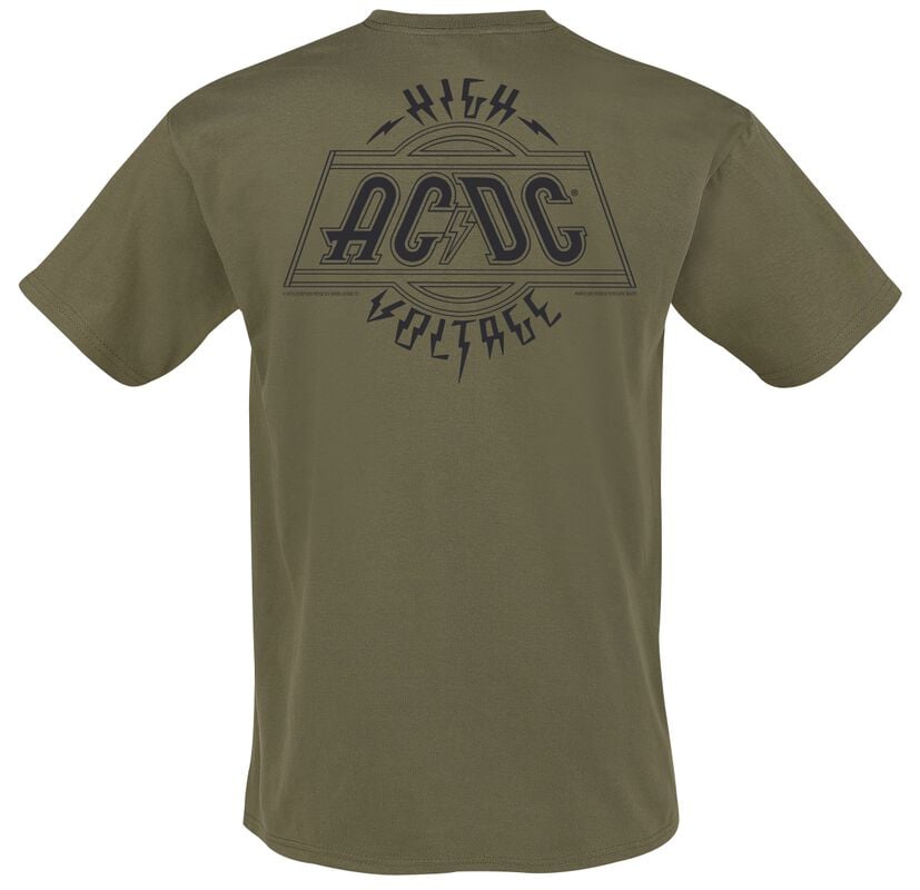 Gothicana By Emp "High Voltage" T-Shirt Olive By AC/DC
