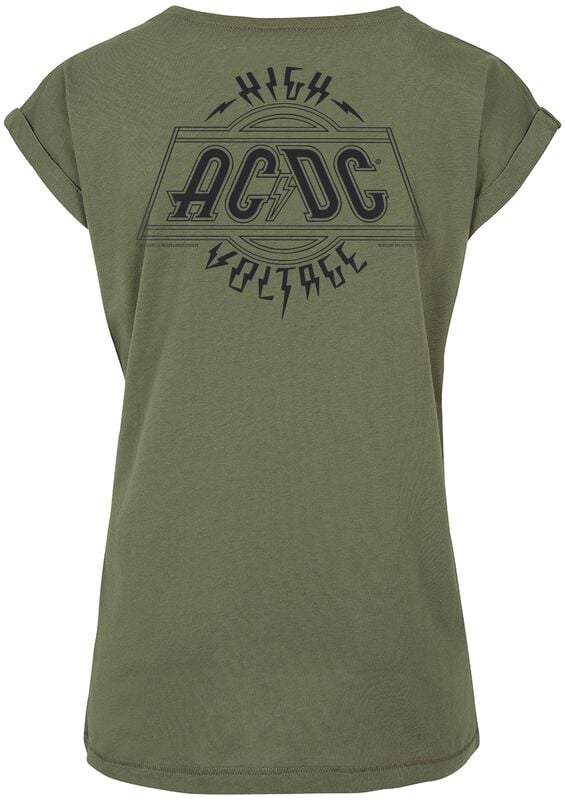 Gothicana By Emp "High Voltage" T-Shirt Olive By AC/DC