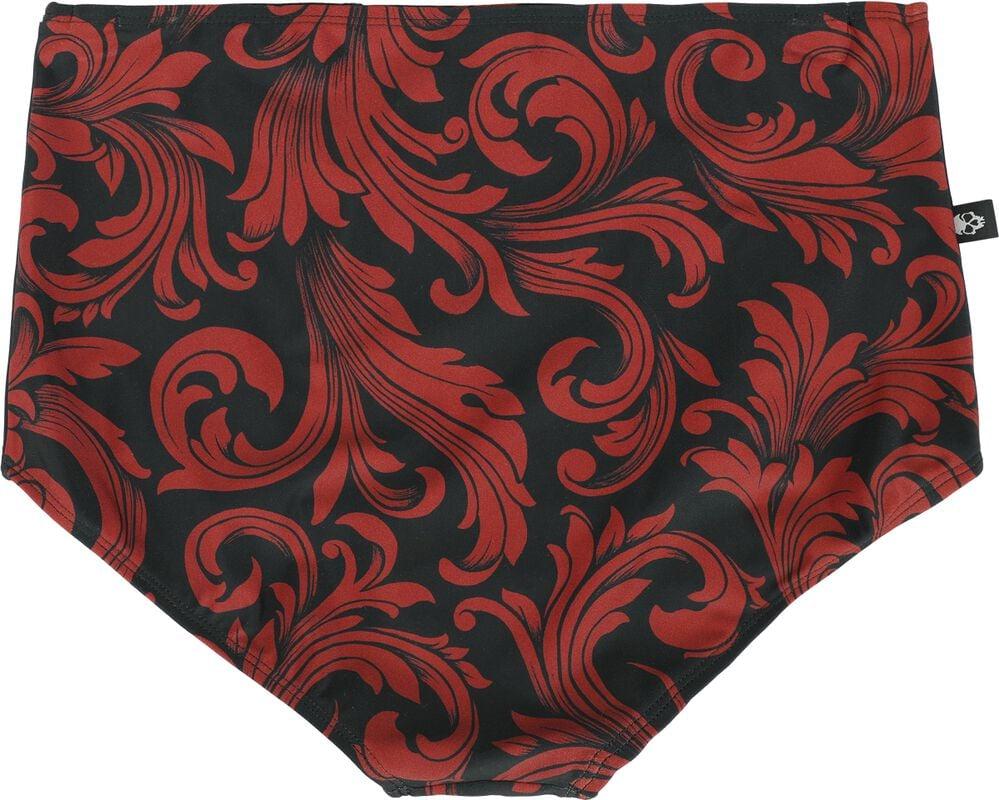 Gothicana By Emp "High Waist Bikini Bottoms With Ornaments" Bikini Bottom Black By Black Premium By EMP