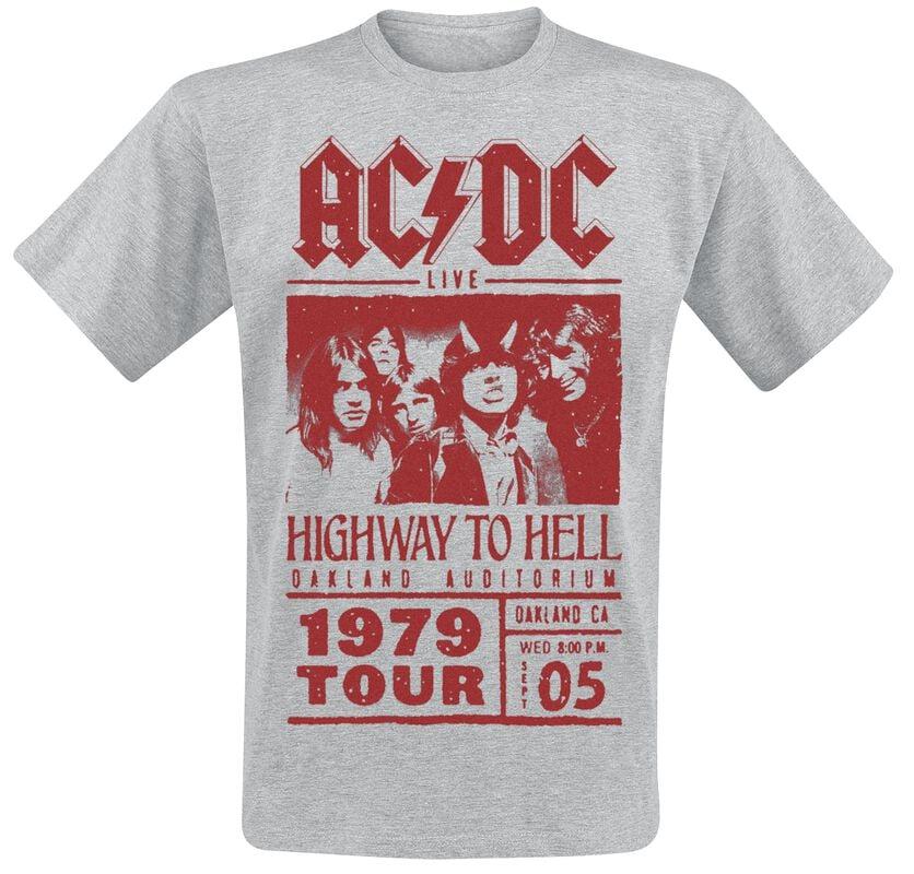 gothicana by emp "Highway To Hell - Red Photo - 1979 Tour" T-Shirt mottled grey by AC/DC