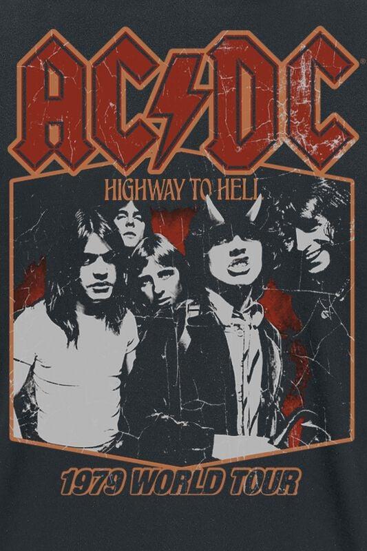 Gothicana By Emp "Highway To Hell Tour '79" T-Shirt Black By AC/DC