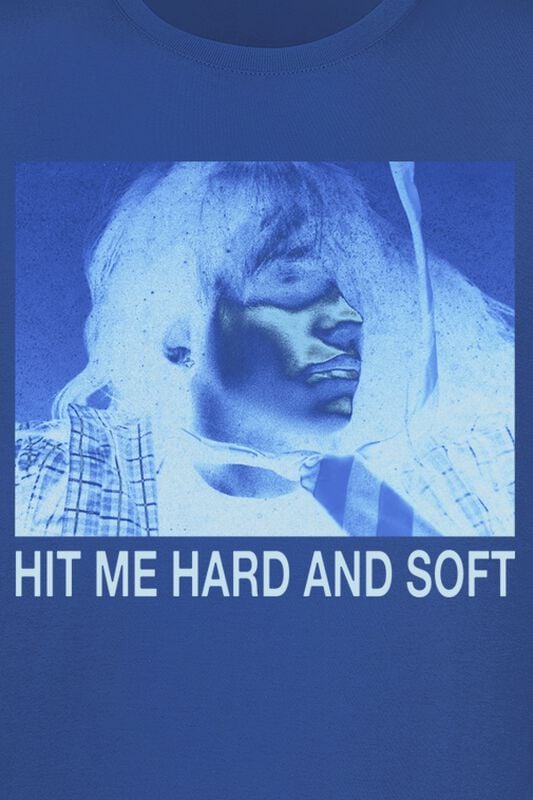 Gothicana By Emp "HMHAS Gradient Portrait" T-Shirt Blue By Eilish Billie