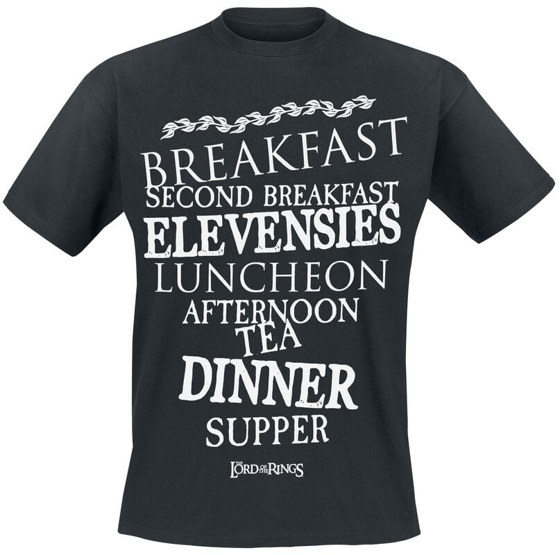 gothicana by emp "Hobbit Meals" T-Shirt black by The Lord Of The Rings