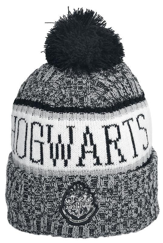 Gothicana By Emp "Hogwarts" Beanie Mottled Black By Harry Potter