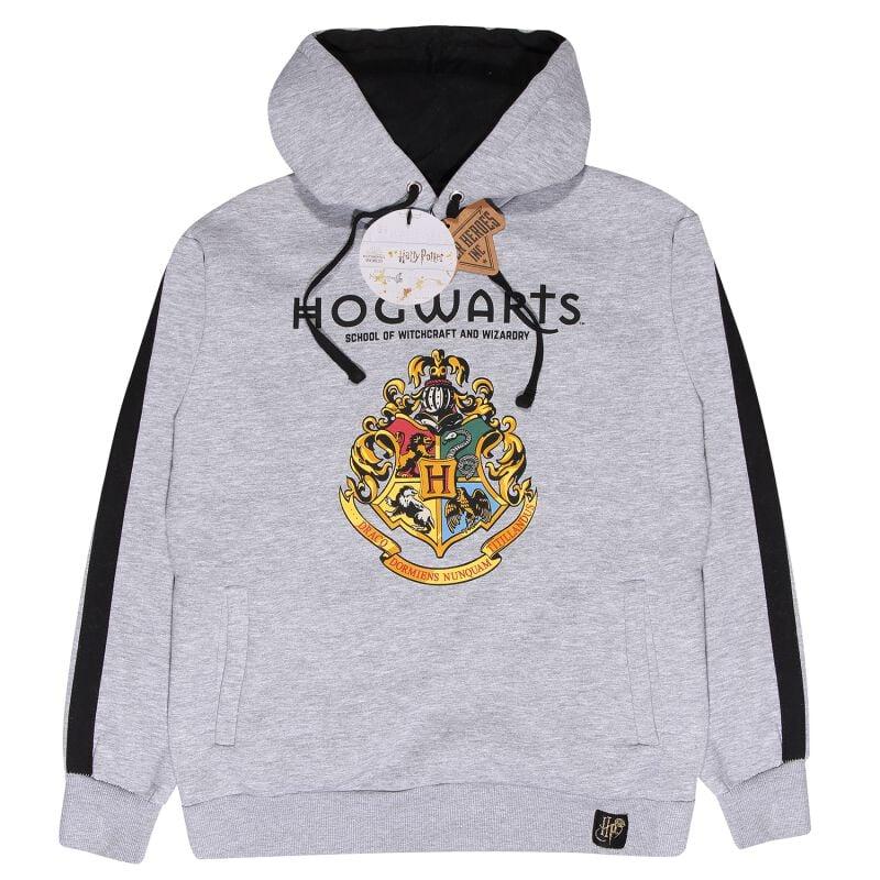 gothicana by emp "Hogwarts Crest" Hoodie mottled grey by Harry Potter