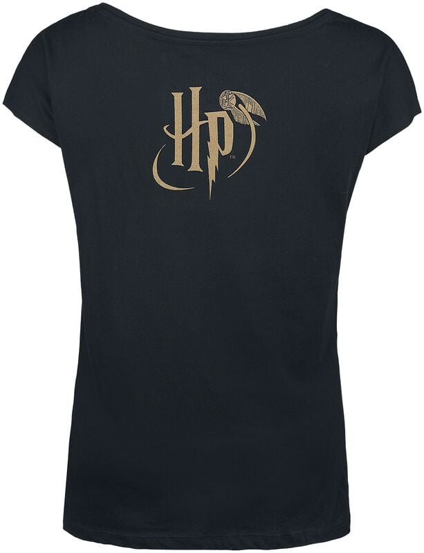 Gothicana By Emp "Hogwarts Crest" T-Shirt Black By Harry Potter