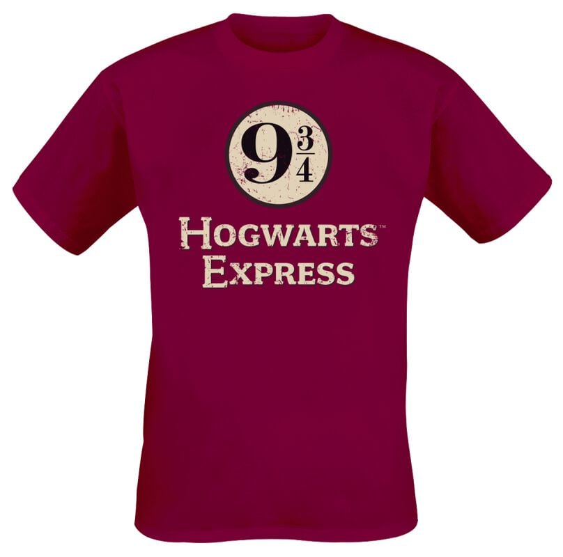 gothicana by emp "Hogwarts Express Platform 9-3/4" T-Shirt red by Harry Potter