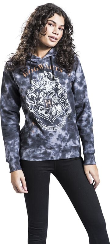 Gothicana By Emp "Hogwarts Starry Night" Hoodie Black By Harry Potter