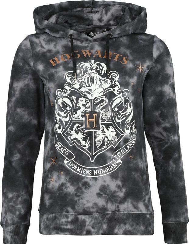 gothicana by emp "Hogwarts starry night" Hoodie black by Harry Potter