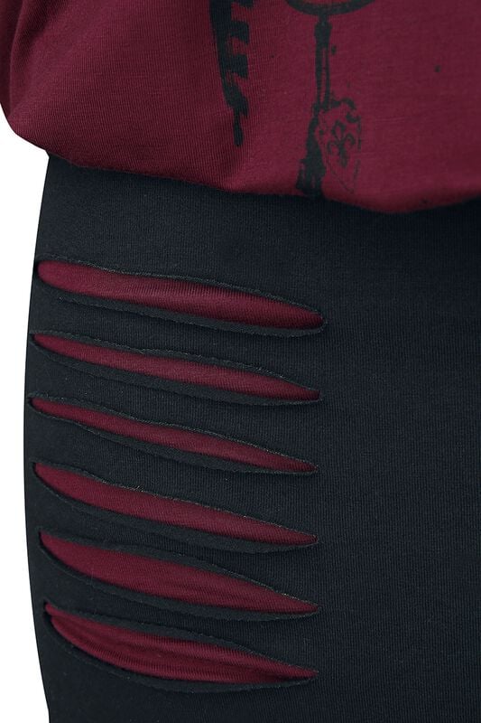 Gothicana By Emp "Hold Loosely" Mini Dress Red By Full Volume By EMP