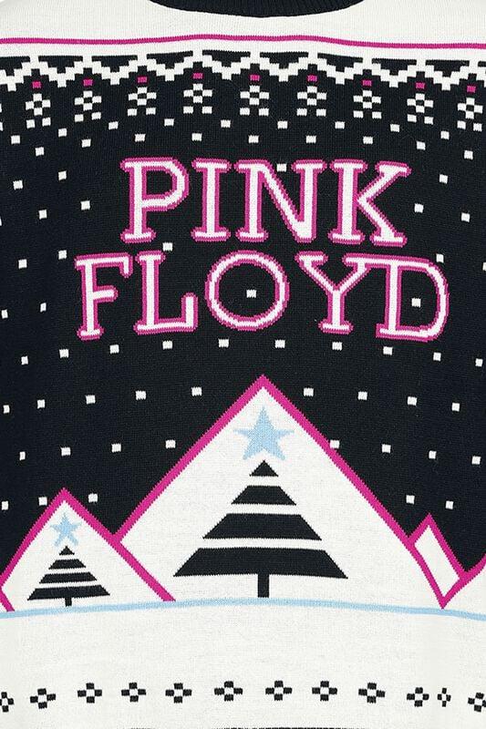 Gothicana By Emp "Holiday Sweater 2024" Christmas Jumper Multicolour By Pink Floyd