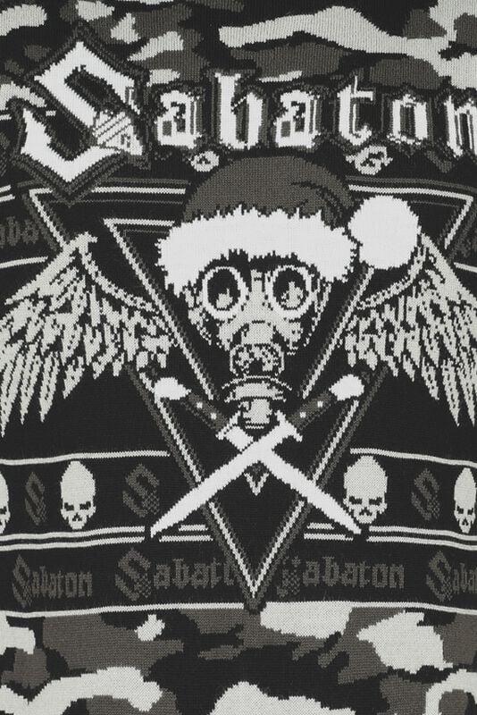 Gothicana By Emp "Holiday Sweater 2024" Christmas Jumper Multicolour By Sabaton