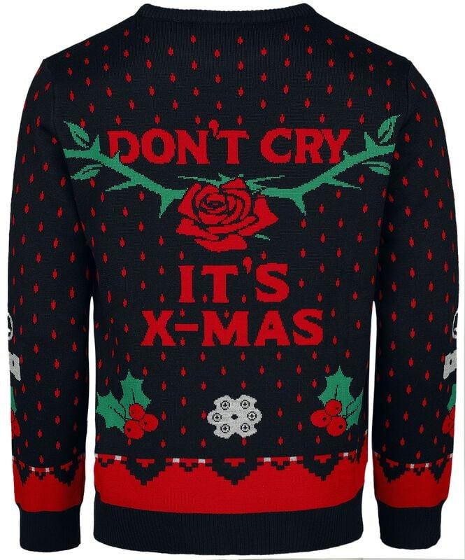 Gothicana By Emp "Holiday Sweater 2024" Christmas Jumper Multicolour By Guns N' Roses