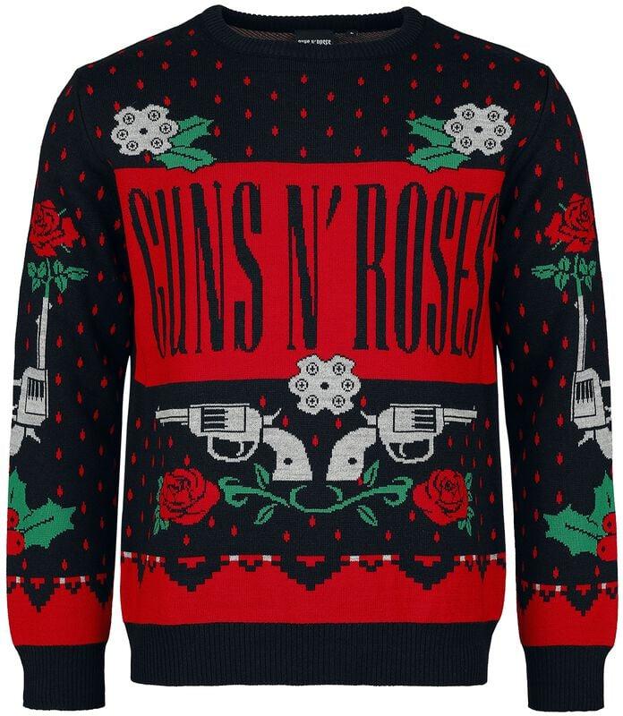 gothicana by emp "Holiday Sweater 2024" Christmas jumper multicolour by Guns N' Roses