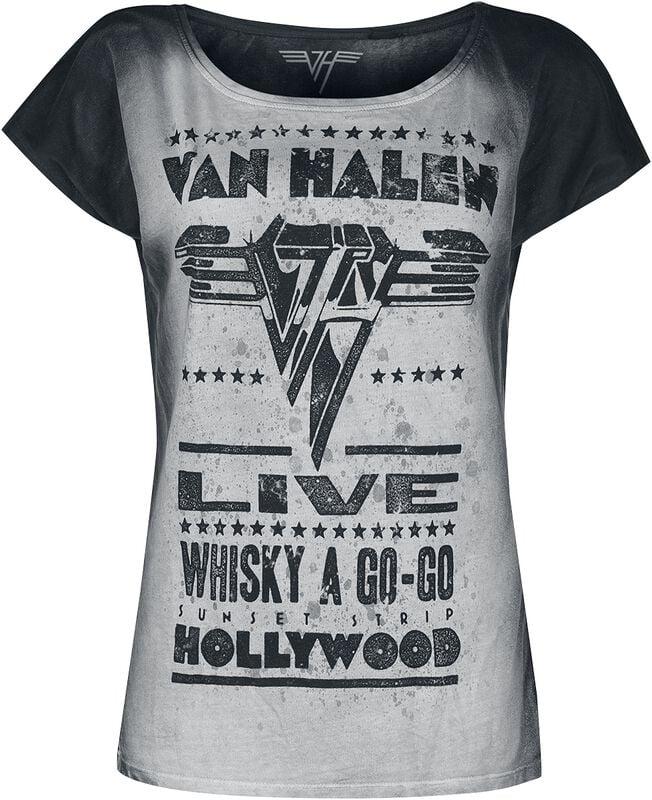 Gothicana By Emp "Hollywood" T-Shirt Black-white By Van Halen