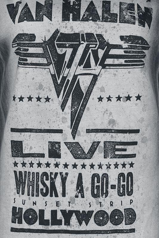 Gothicana By Emp "Hollywood" T-Shirt Black-white By Van Halen