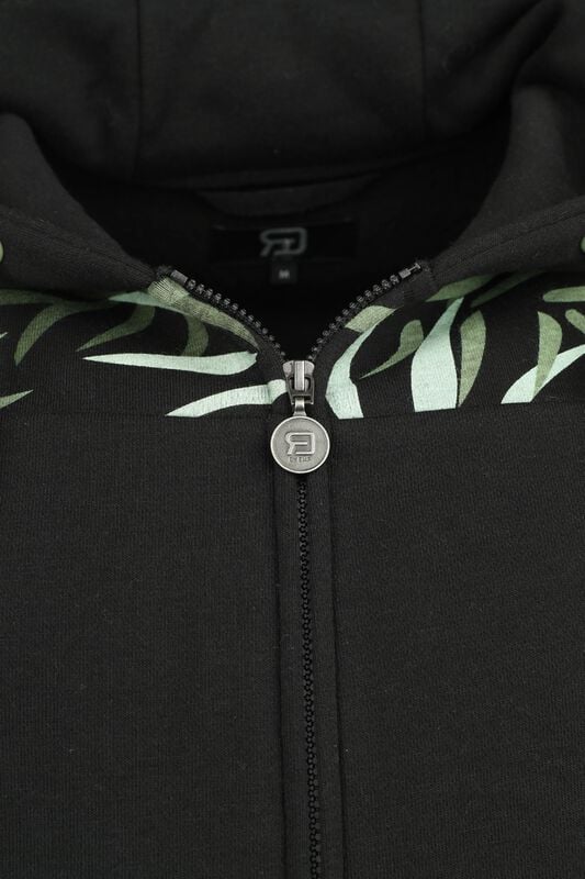 Gothicana By Emp "Hooded Jacket With Colored Print" Hoodie Jacket Black By RED By EMP
