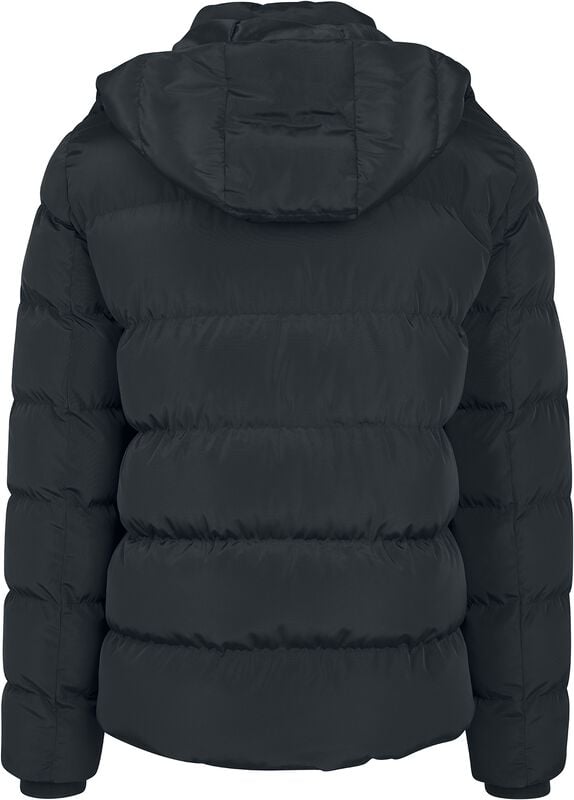 Gothicana By Emp "Hooded Puffer Jacket" Between-seasons Jacket Black By Urban Classics