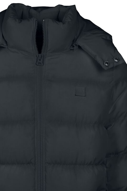Gothicana By Emp "Hooded Puffer Jacket" Between-seasons Jacket Black By Urban Classics